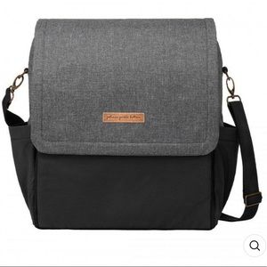Petunia Pickle Bottom BOXY BACKPACK GRAPHITE/BLACK